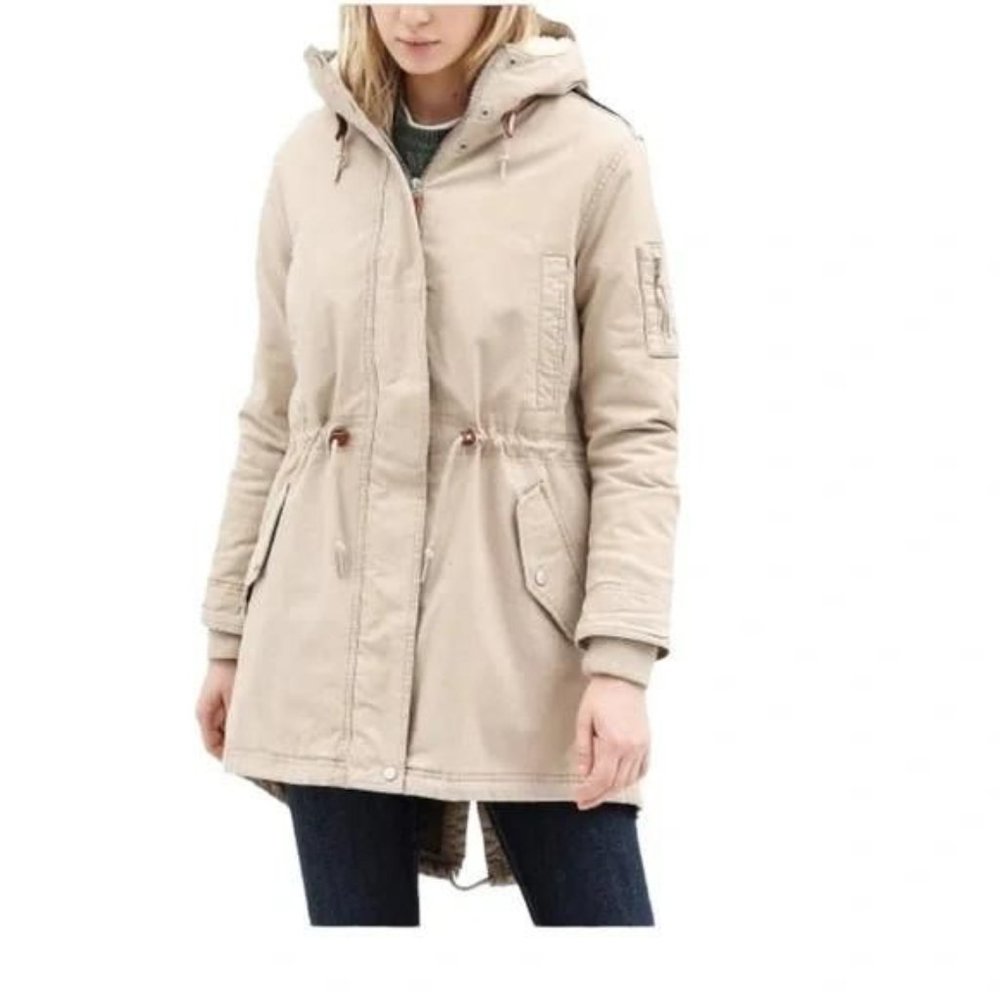 Timberland Mt. Kelsey Parka Shearling Lined Fleece Co… Gem